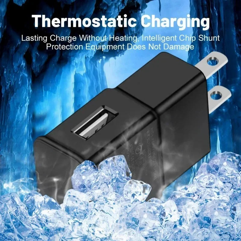 5V 2A Fast Charging USB Wall Charger | Travel Power Adapter for Samsung Devices