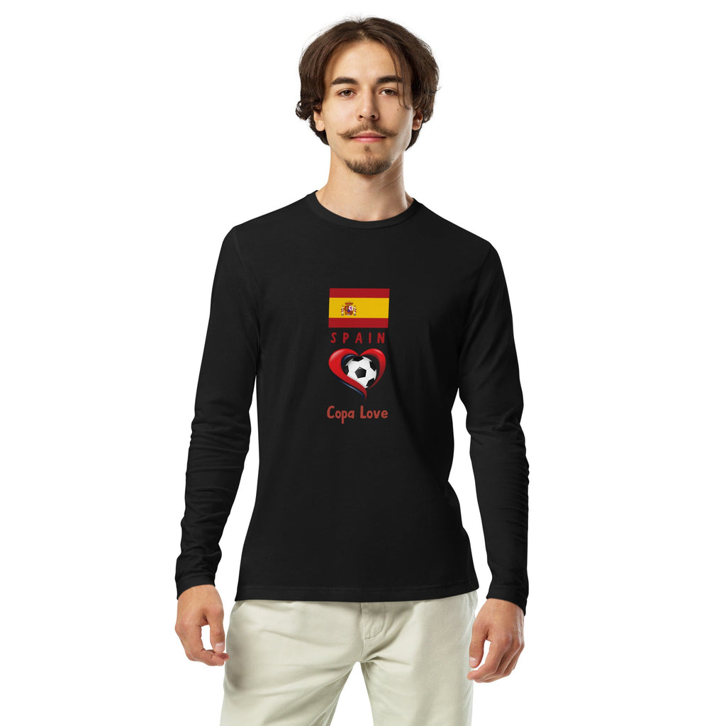 SPAIN - Copa Love Premium Long Sleeve Fitted Crew