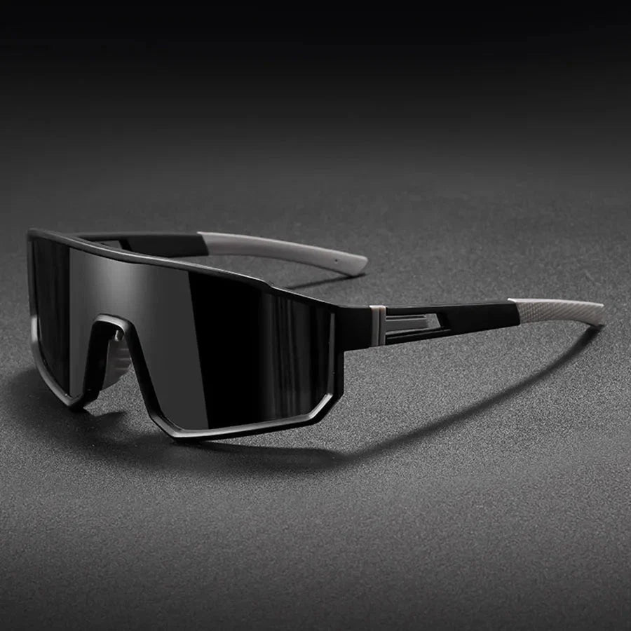 Men’s Oversized Cycling Sunglasses | Polarized Sports Goggles for Outdoor Riding