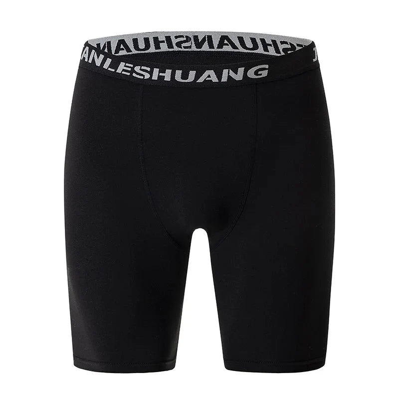 Men's Plus Size Sports Shorts | Black and White Elastic Waist Activewear