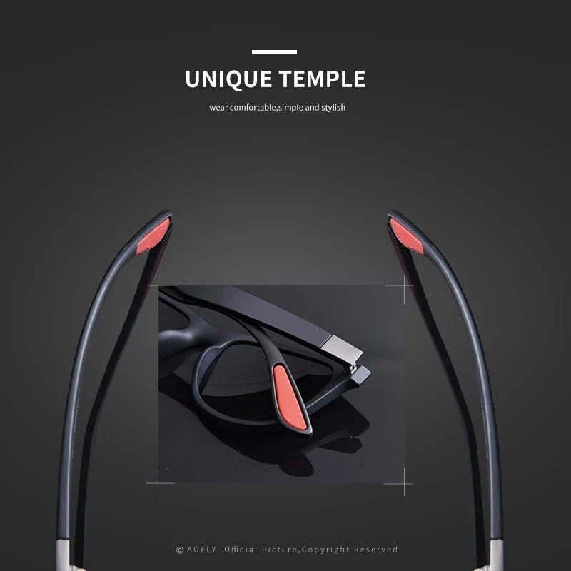 Men's Polarized Sport Sunglasses | UV400 Protection Goggles for Driving and Night Vision