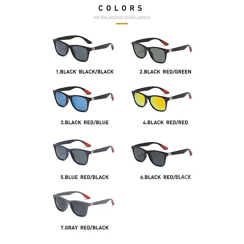Men's Polarized Sport Sunglasses | UV400 Protection Goggles for Driving and Night Vision