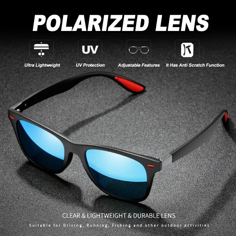 Men's Polarized Sport Sunglasses | UV400 Protection Goggles for Driving and Night Vision
