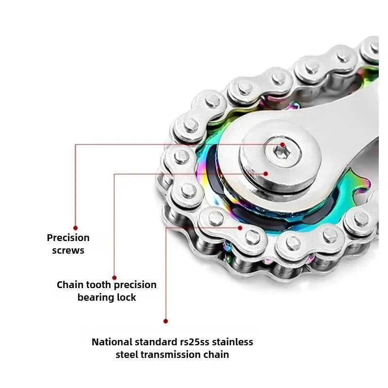 Metal Fidget Spinner | CNC Machined Stainless Steel Desk Toy