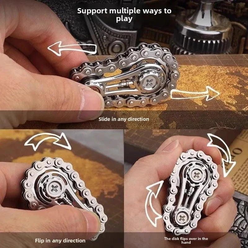 Metal Fidget Spinner | CNC Machined Stainless Steel Desk Toy