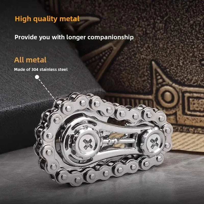 Metal Fidget Spinner | CNC Machined Stainless Steel Desk Toy