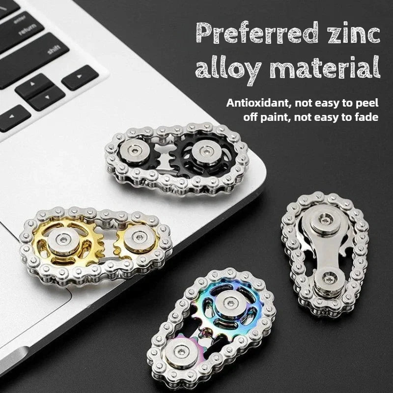 Metal Fidget Spinner | CNC Machined Stainless Steel Desk Toy