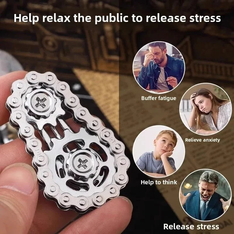 Metal Fidget Spinner | CNC Machined Stainless Steel Desk Toy