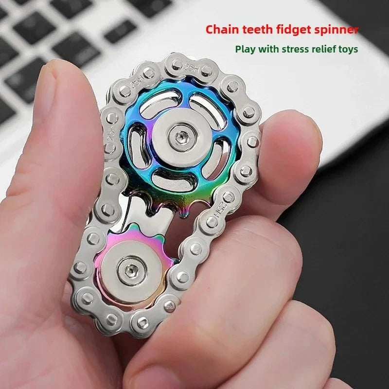 Metal Fidget Spinner | CNC Machined Stainless Steel Desk Toy