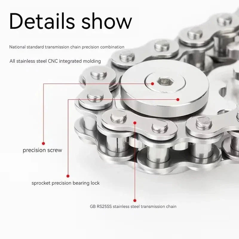 Metal Fidget Spinner | CNC Machined Stainless Steel Desk Toy
