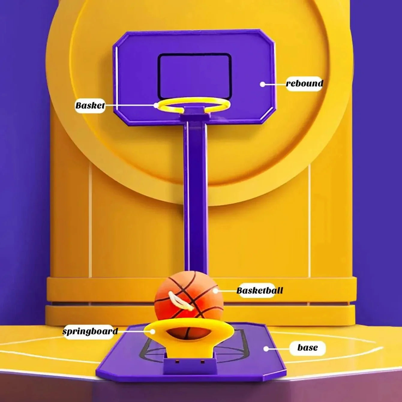 Mini Desktop Basketball Game | Interactive Educational Toy for Kids