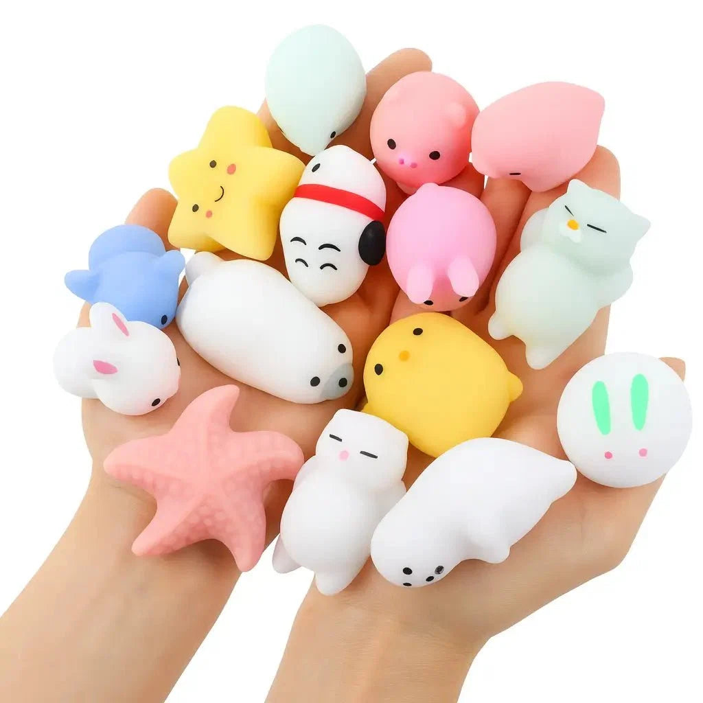 Mochi Squishy Toy Filled Easter Eggs | Mystery Animal Stress Relief Toys for Kids and Adults