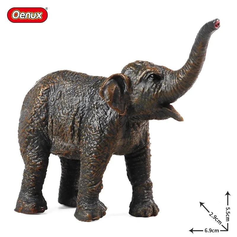 African Elephant Model | Realistic PVC Wildlife Figurine
