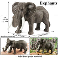 African Elephant Model | Realistic PVC Wildlife Figurine