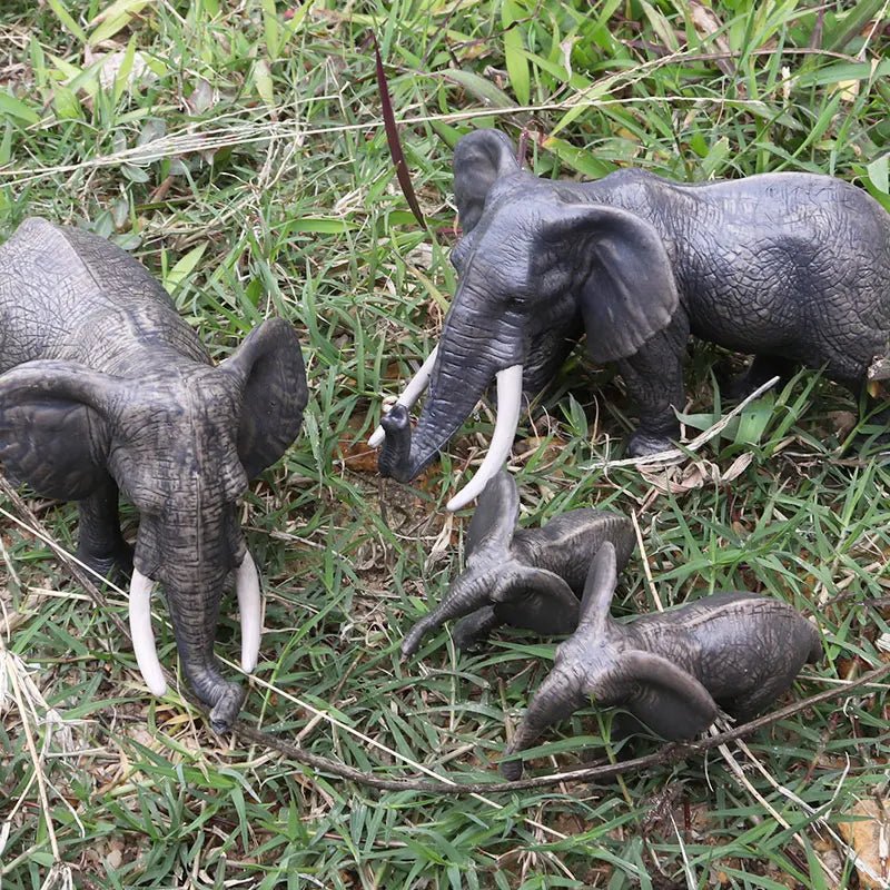 African Elephant Model | Realistic PVC Wildlife Figurine