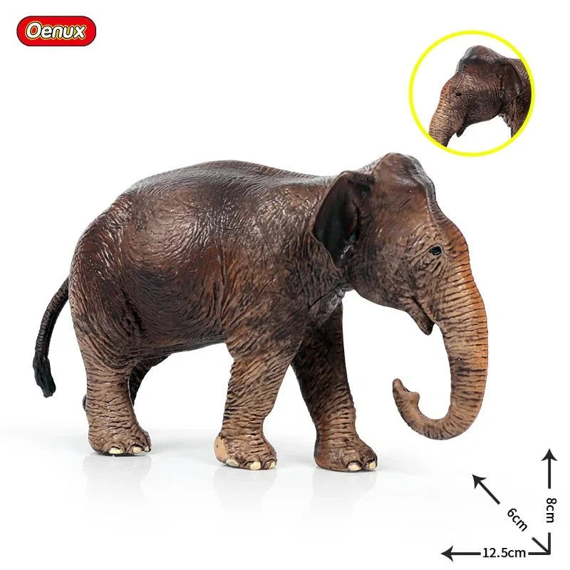 African Elephant Model | Realistic PVC Wildlife Figurine