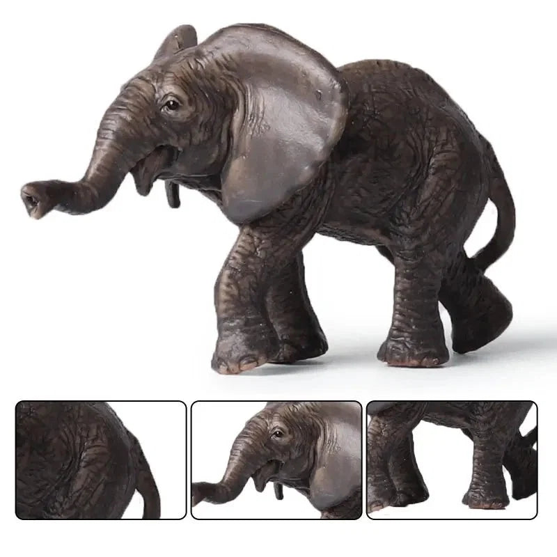 African Elephant Model | Realistic PVC Wildlife Figurine