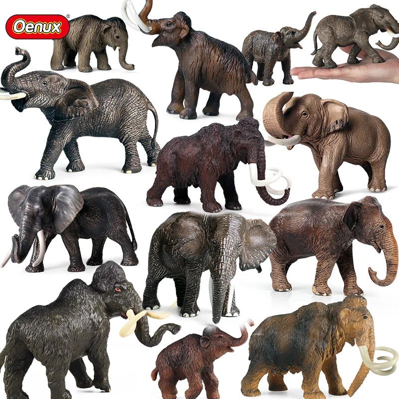 African Elephant Model | Realistic PVC Wildlife Figurine