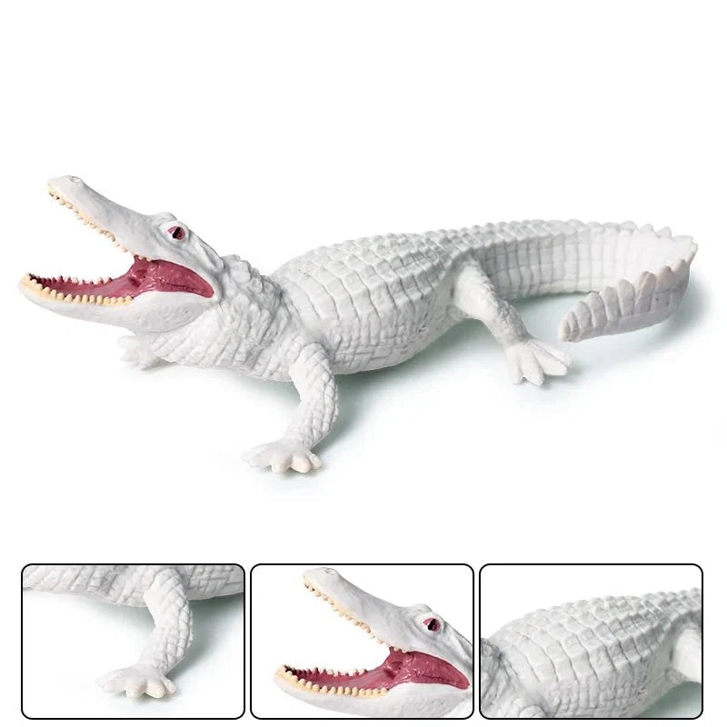 Sarcosuchus Crocodile Action Figure | Hand-Painted Wild Animal Model