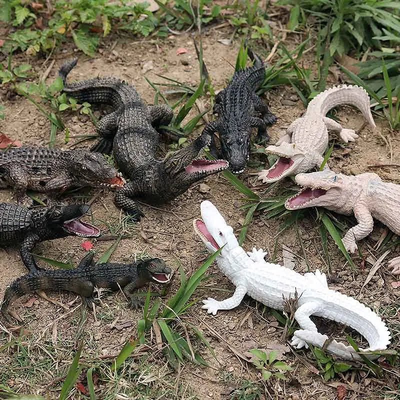 Sarcosuchus Crocodile Action Figure | Hand-Painted Wild Animal Model