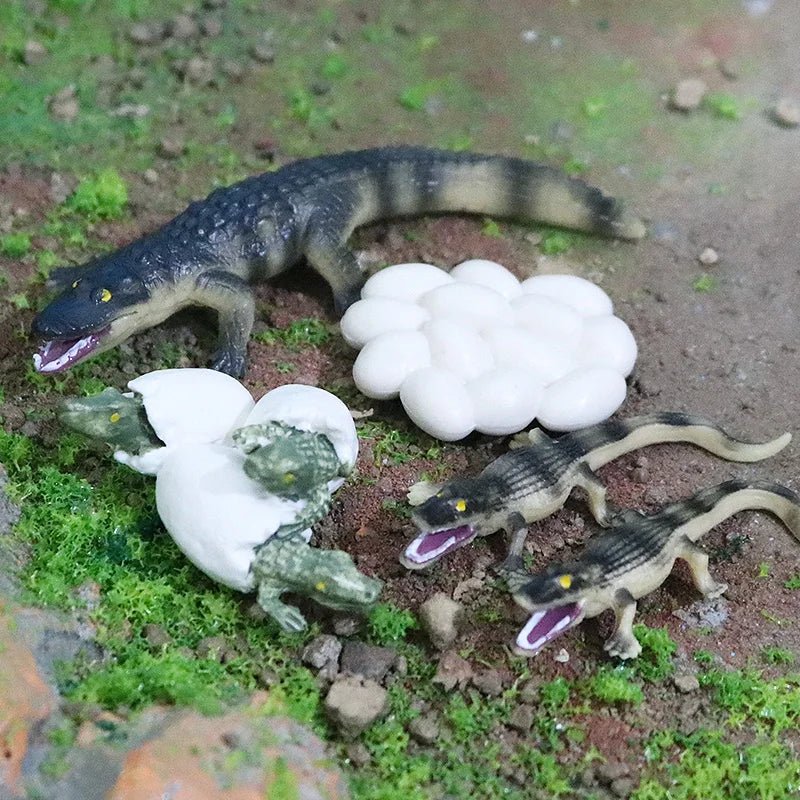 Sarcosuchus Crocodile Action Figure | Hand-Painted Wild Animal Model