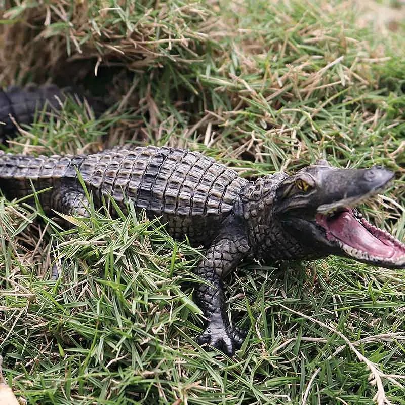 Sarcosuchus Crocodile Action Figure | Hand-Painted Wild Animal Model