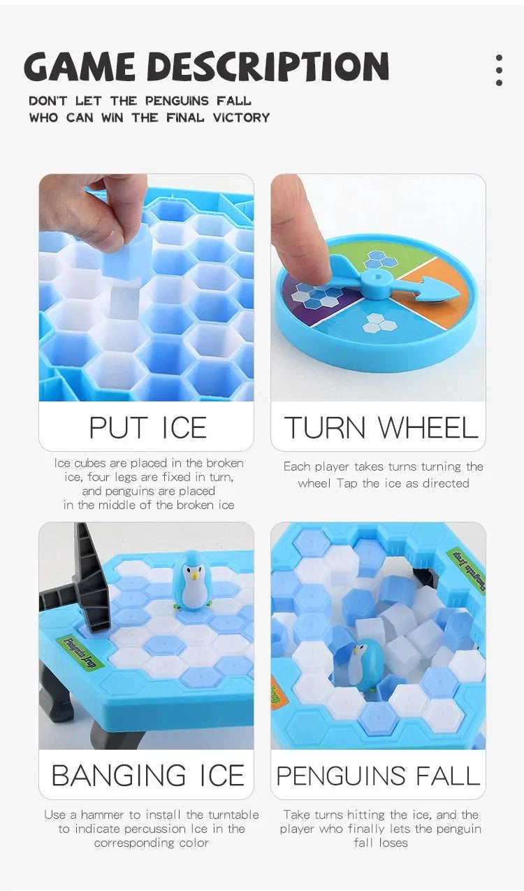 Penguin Breaking Ice Game | Family Puzzle Party Toy