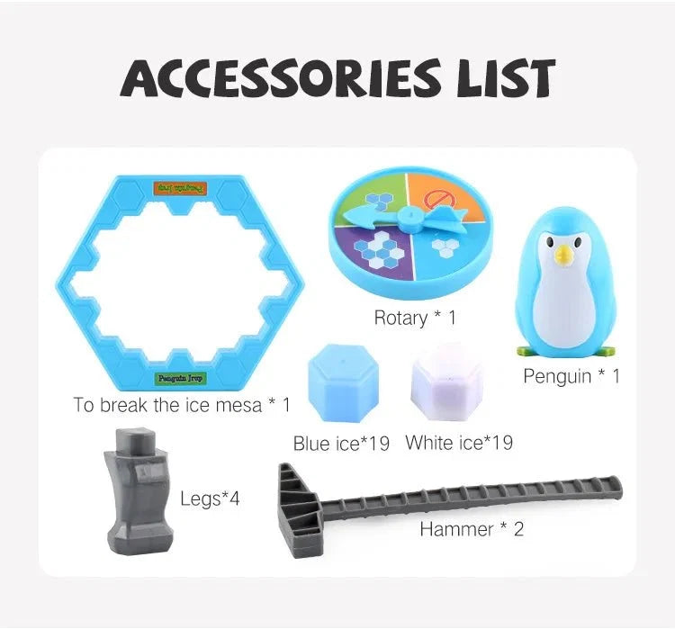 Penguin Breaking Ice Game | Family Puzzle Party Toy