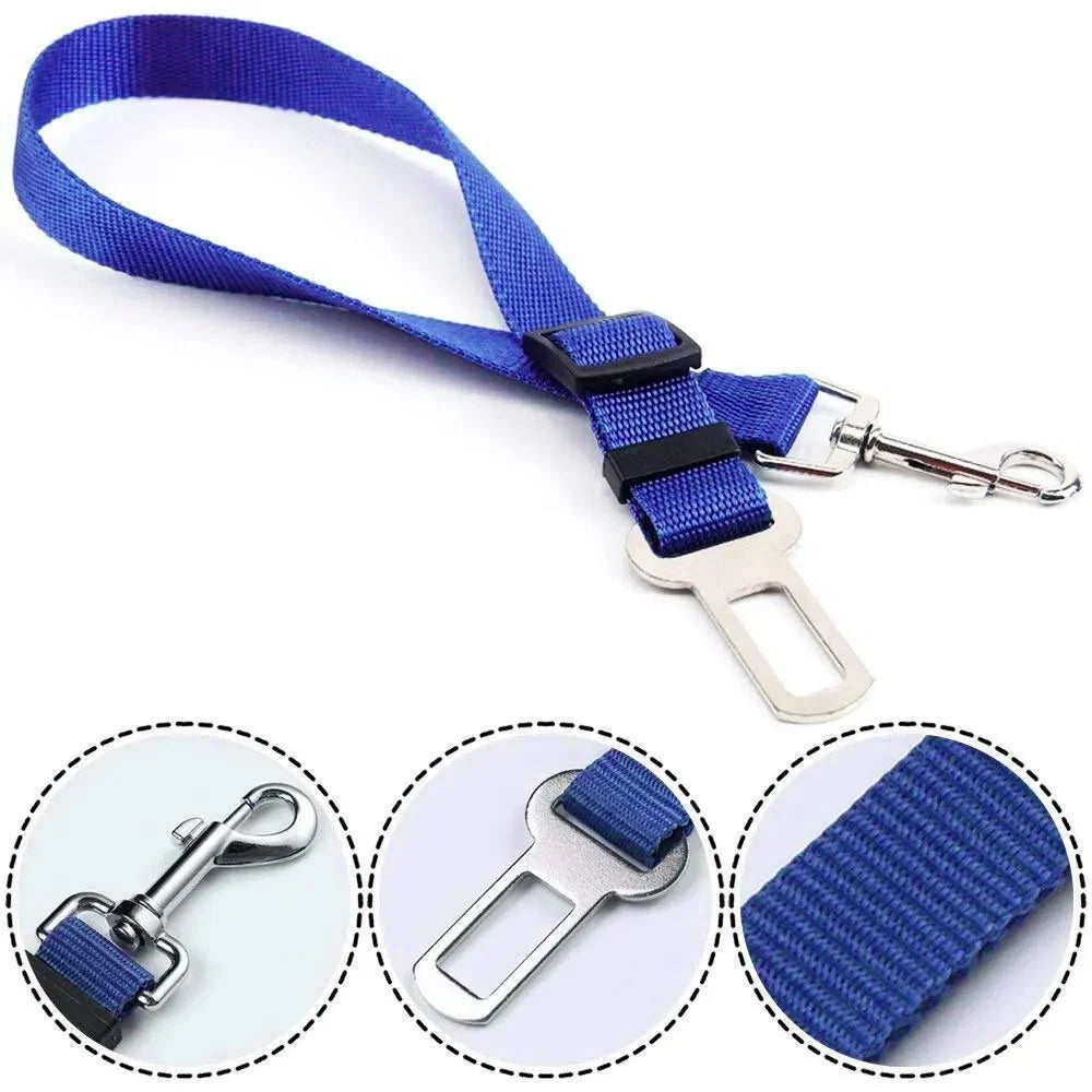 Adjustable Pet Car Seat Belt Harness | Dog and Cat Safety Strap