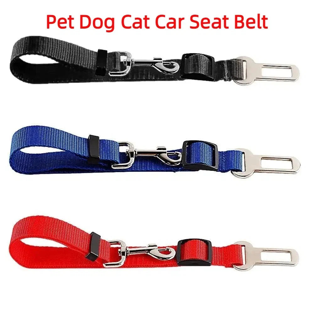 Adjustable Pet Car Seat Belt Harness | Dog and Cat Safety Strap