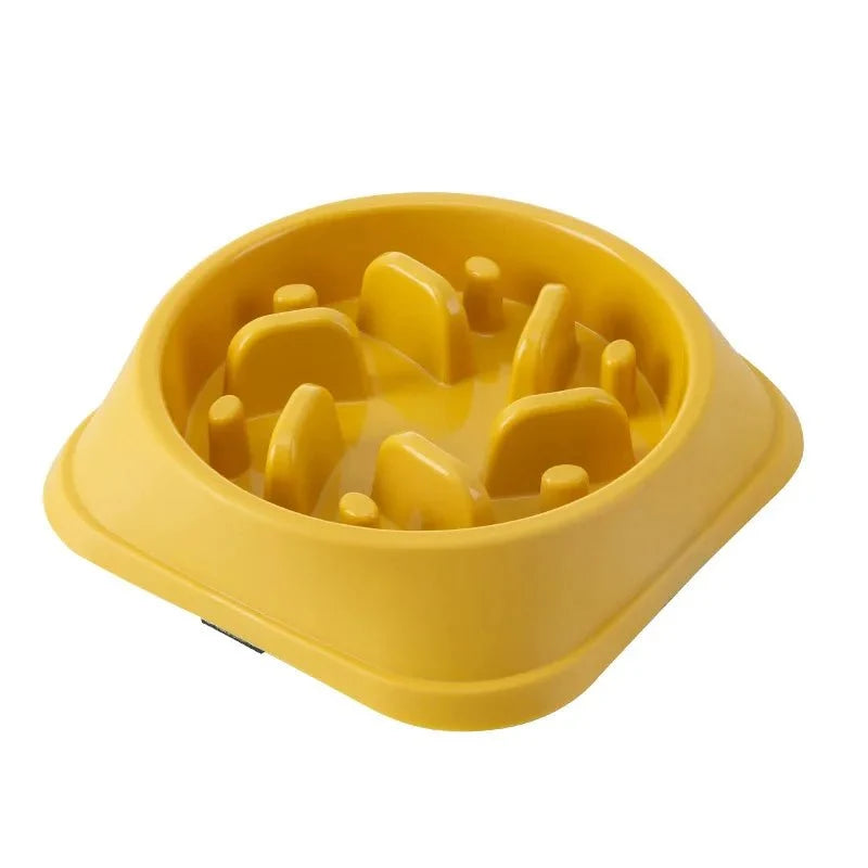 Pet Cat Dog Slow Feeder Bowl | Anti-Choking Non-Slip Maze Feeding Dish