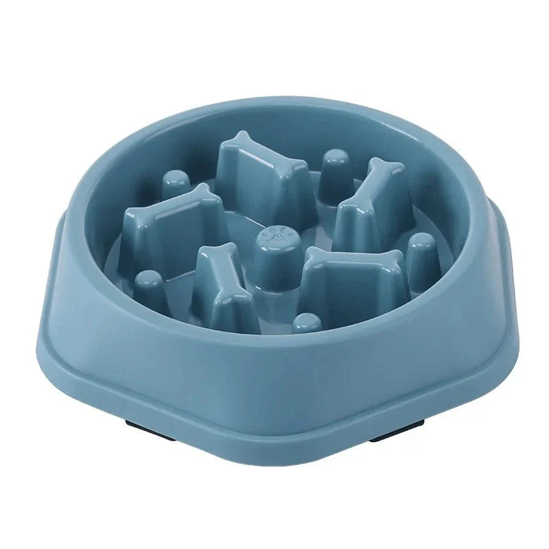 Pet Cat Dog Slow Feeder Bowl | Anti-Choking Non-Slip Maze Feeding Dish