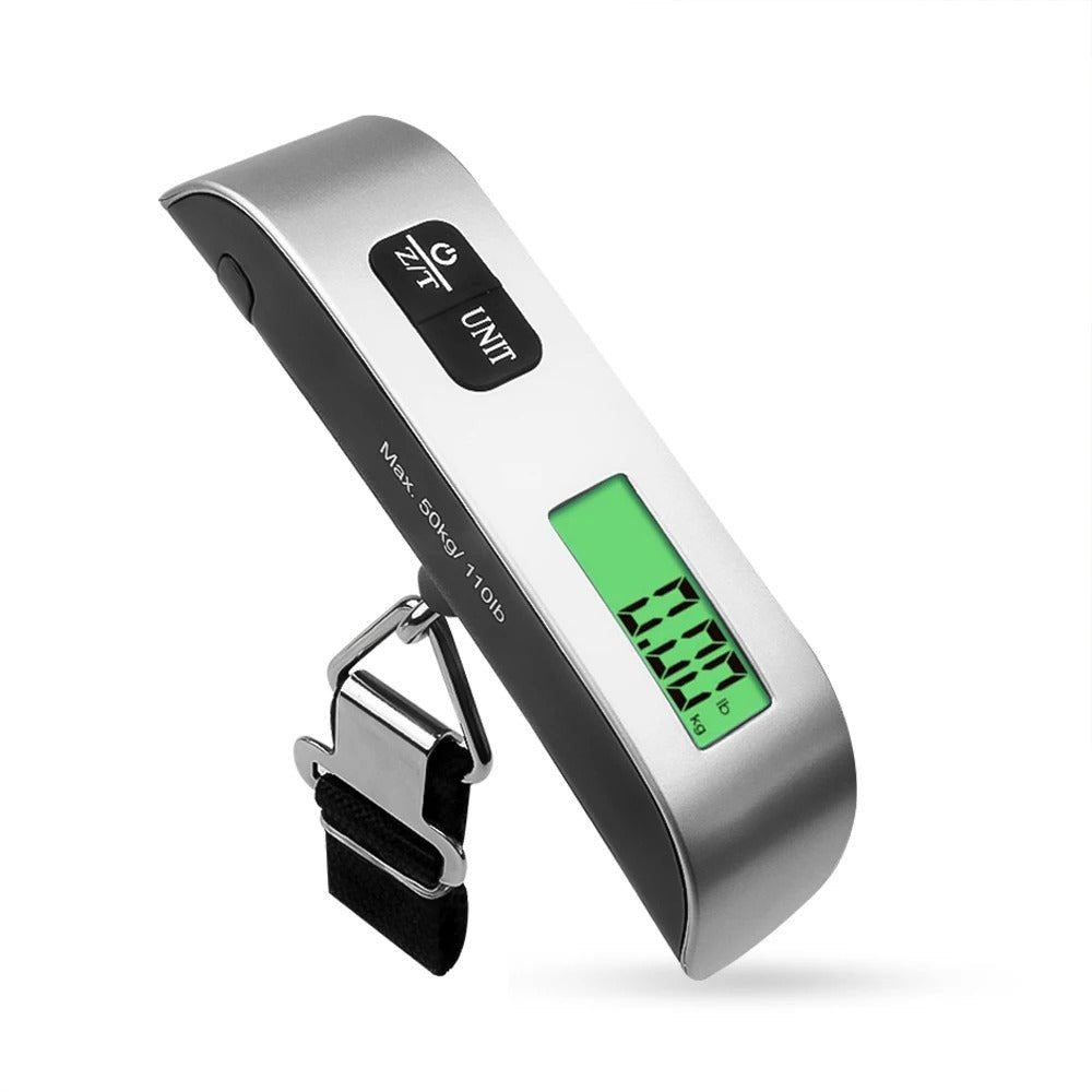 Portable Digital Hanging Scale | 50kg LCD Luggage Weight Balance for Travel