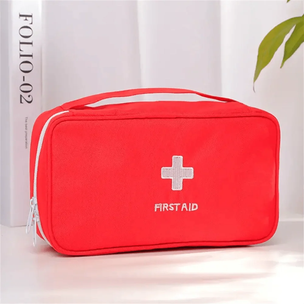 Portable First Aid Kit Bag | Compact Emergency Survival and Medicine Storage Tote