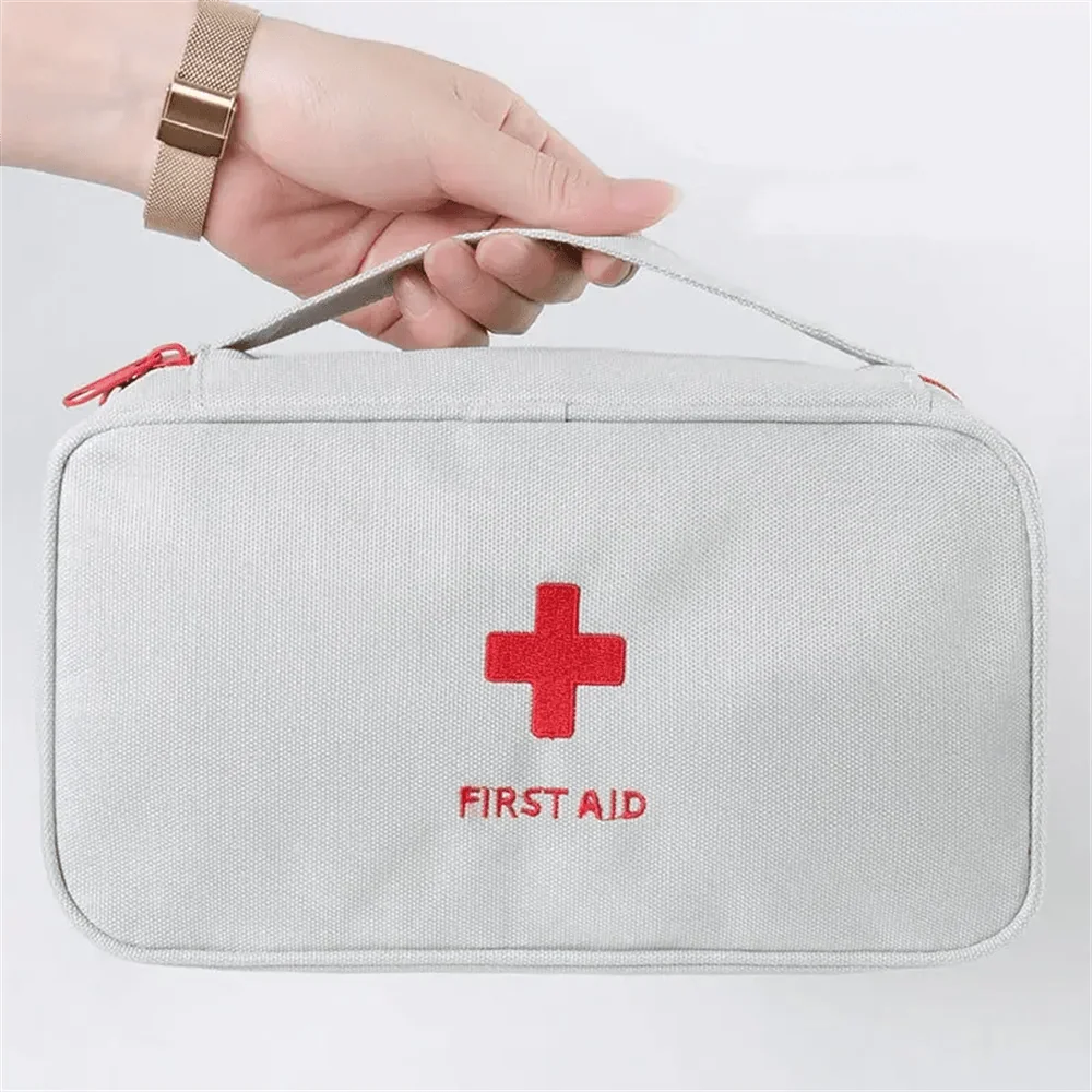 Portable First Aid Kit Bag | Compact Emergency Survival and Medicine Storage Tote