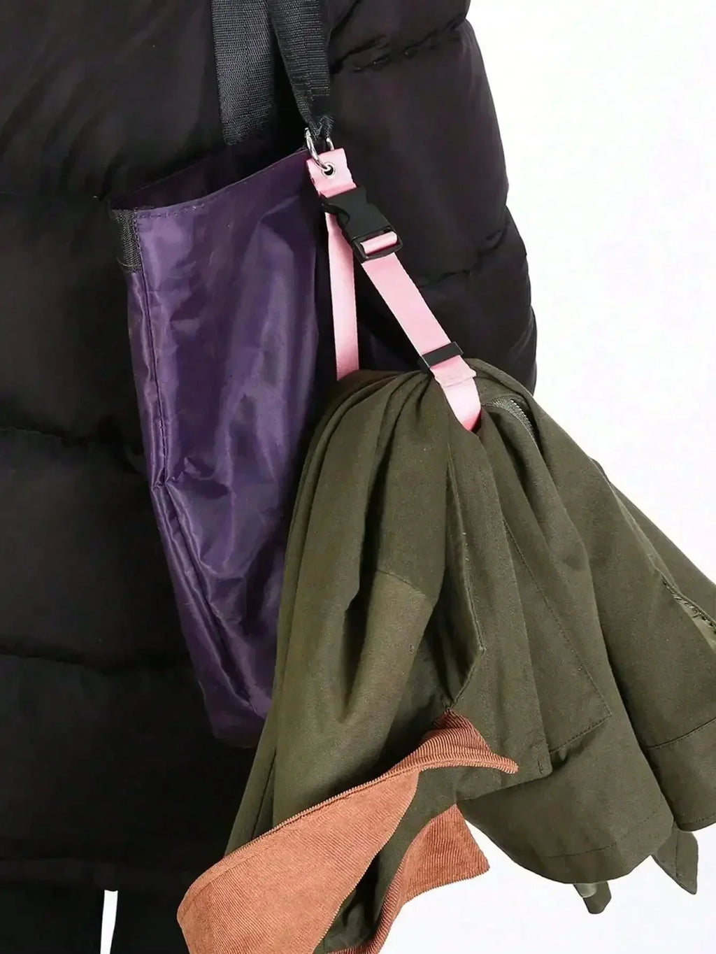 Portable Luggage Strap Holder | Anti-Theft Nylon Bag Gripper