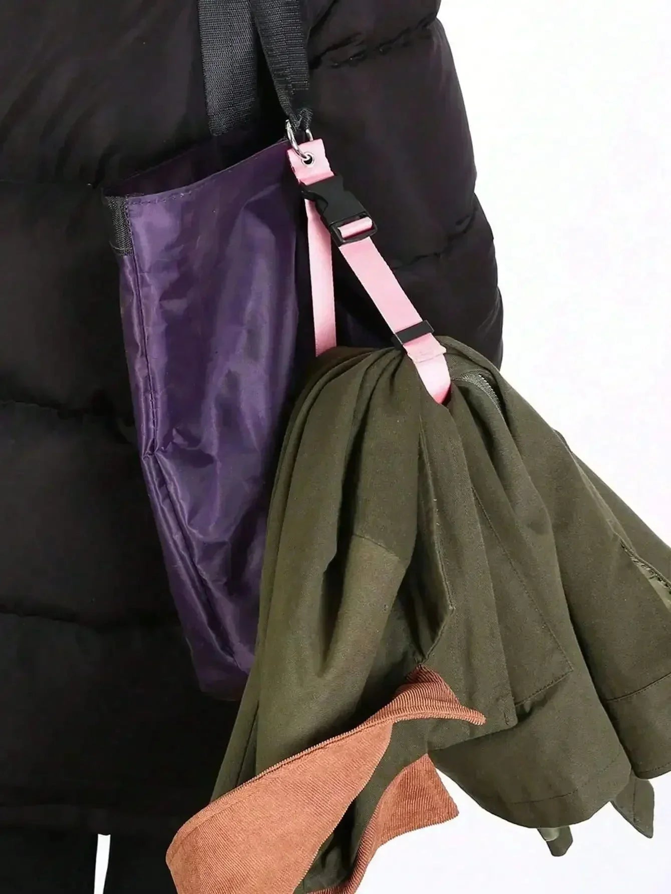 Portable Luggage Strap Holder | Anti-Theft Nylon Bag Gripper