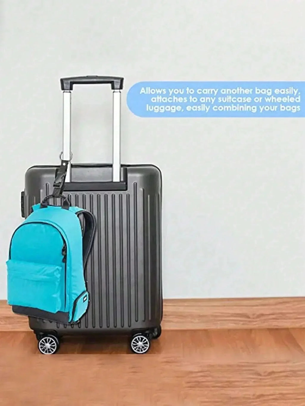 Portable Luggage Strap Holder | Anti-Theft Nylon Bag Gripper