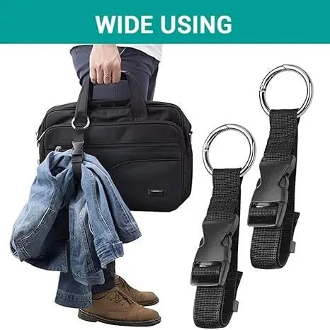 Portable Luggage Strap Holder | Anti-Theft Nylon Bag Gripper