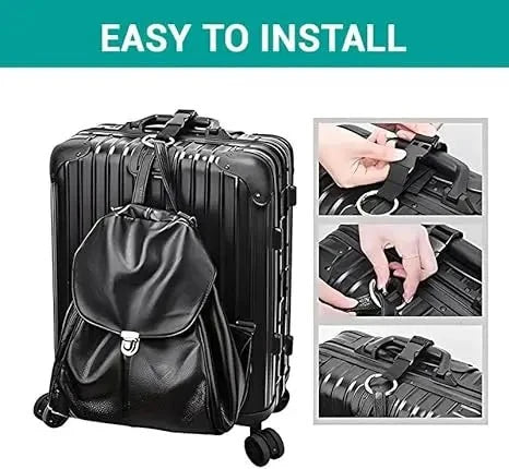 Portable Luggage Strap Holder | Anti-Theft Nylon Bag Gripper