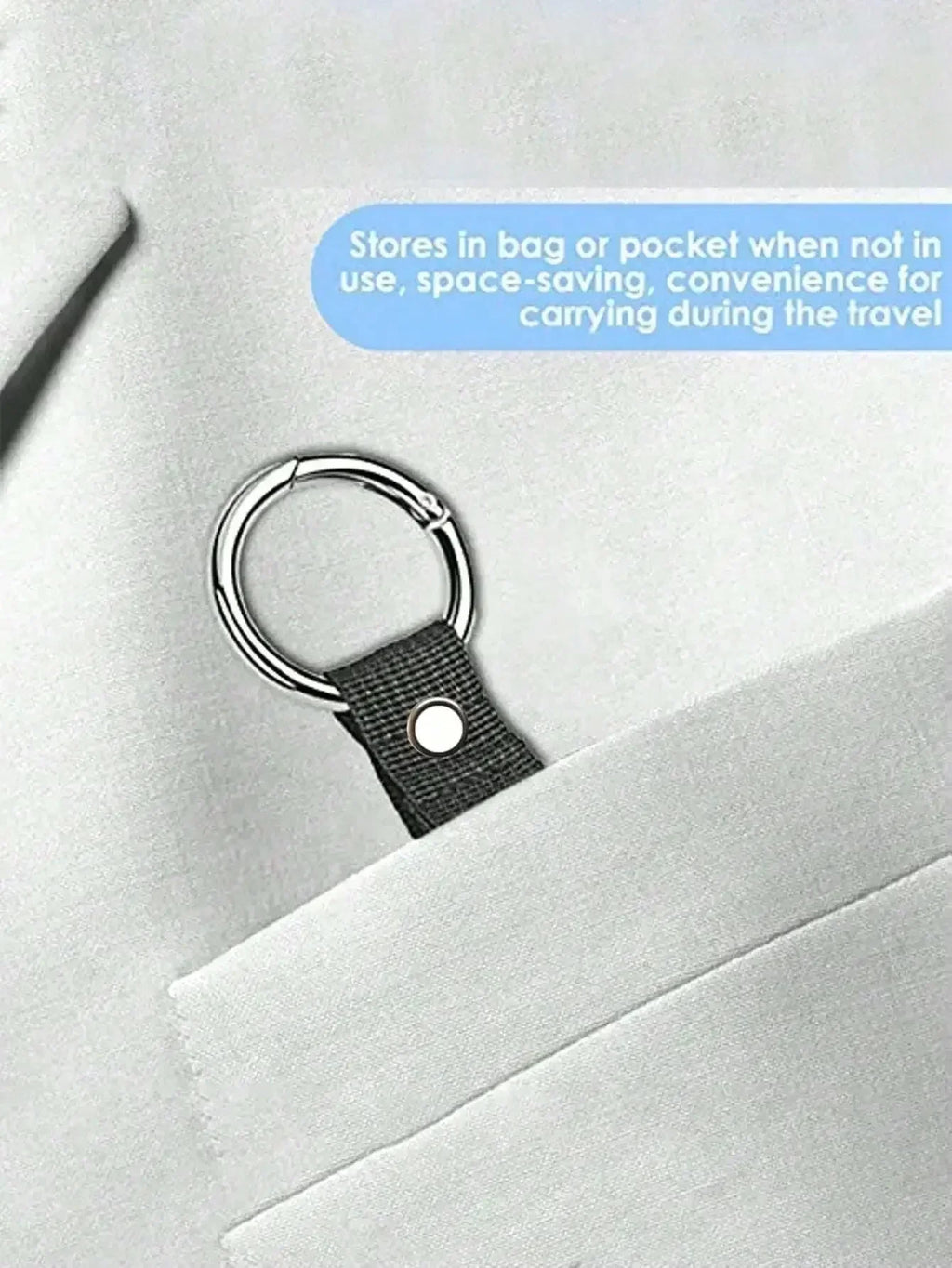 Portable Luggage Strap Holder | Anti-Theft Nylon Bag Gripper