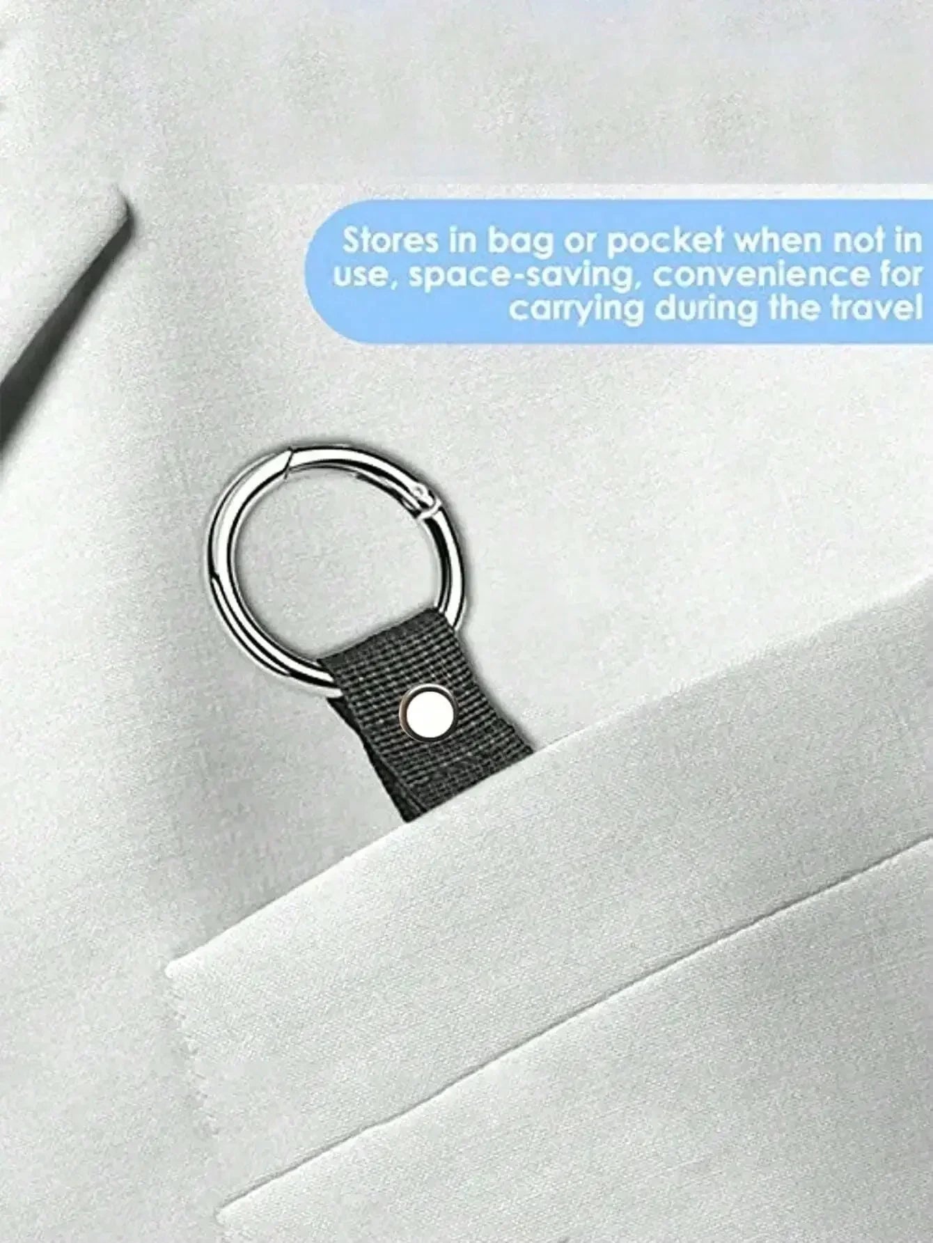 Portable Luggage Strap Holder | Anti-Theft Nylon Bag Gripper