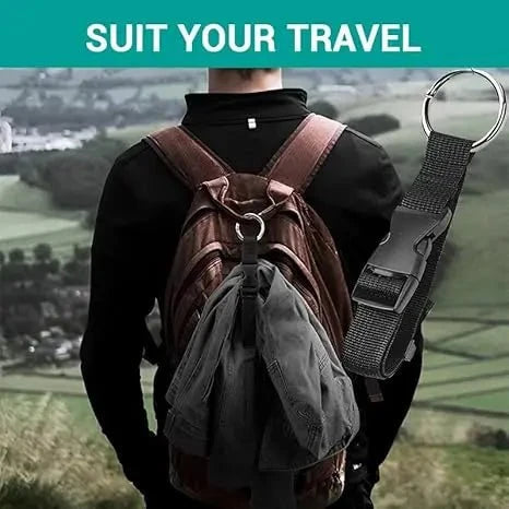 Portable Luggage Strap Holder | Anti-Theft Nylon Bag Gripper