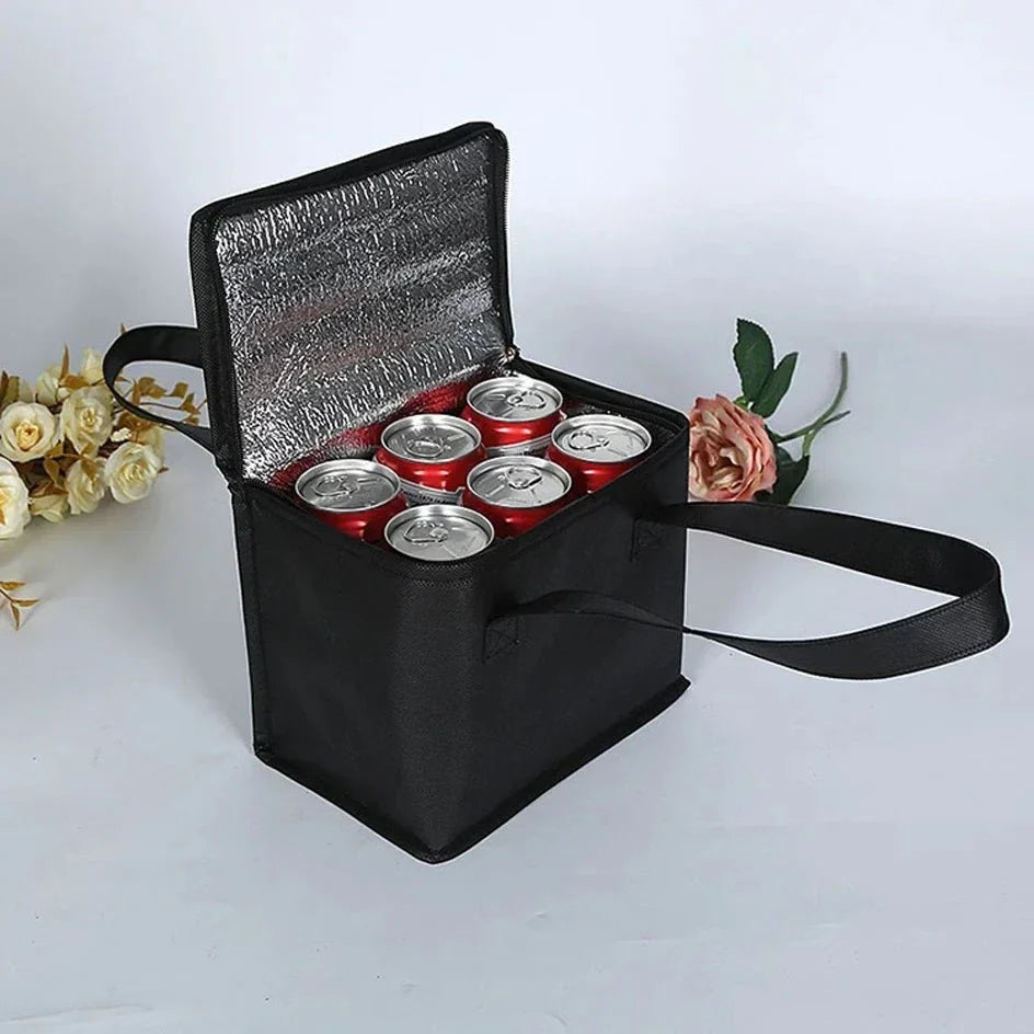 Portable Lunch Cooler Bag | Insulated Thermal Tote for Meals, Groceries, and Picnics