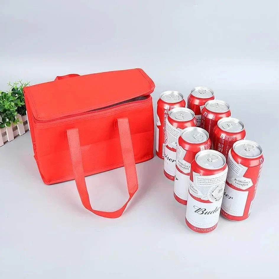 Portable Lunch Cooler Bag | Insulated Thermal Tote for Meals, Groceries, and Picnics