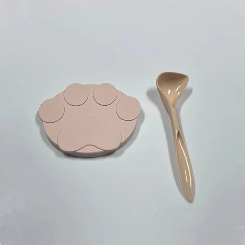 Portable Silicone Pet Food Lid and Spoon Set | 2-in-1 Can Cover and Sealer for Dogs and Cats