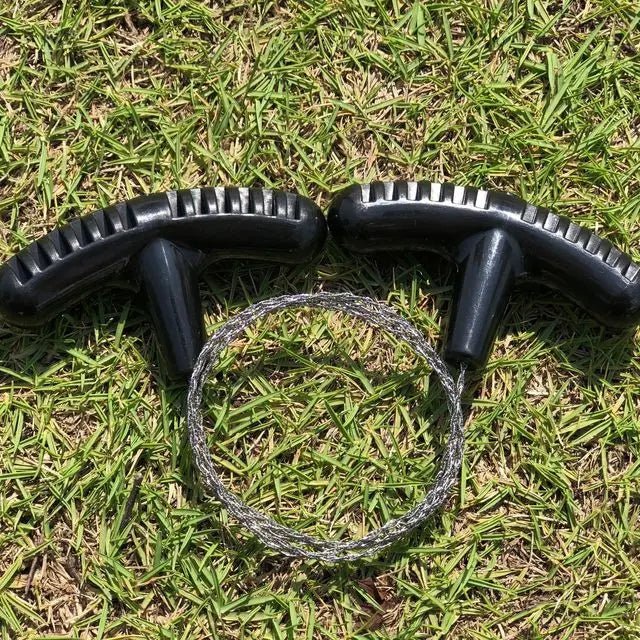 Portable Steel Wire Saw | Outdoor Survival Cutting Tool