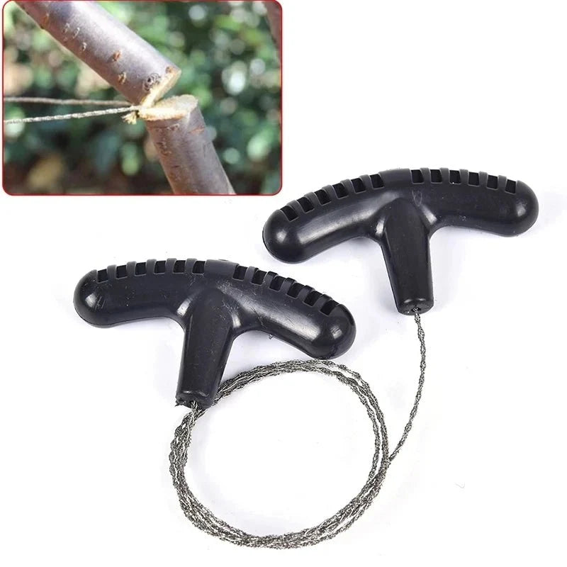 Portable Steel Wire Saw | Outdoor Survival Cutting Tool