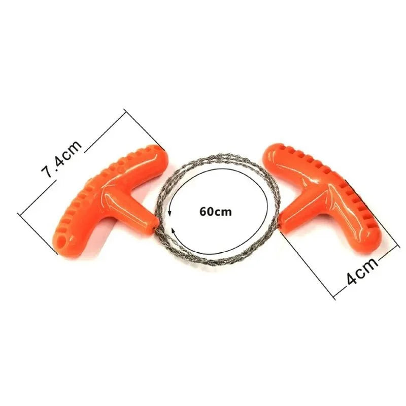 Portable Steel Wire Saw | Outdoor Survival Cutting Tool