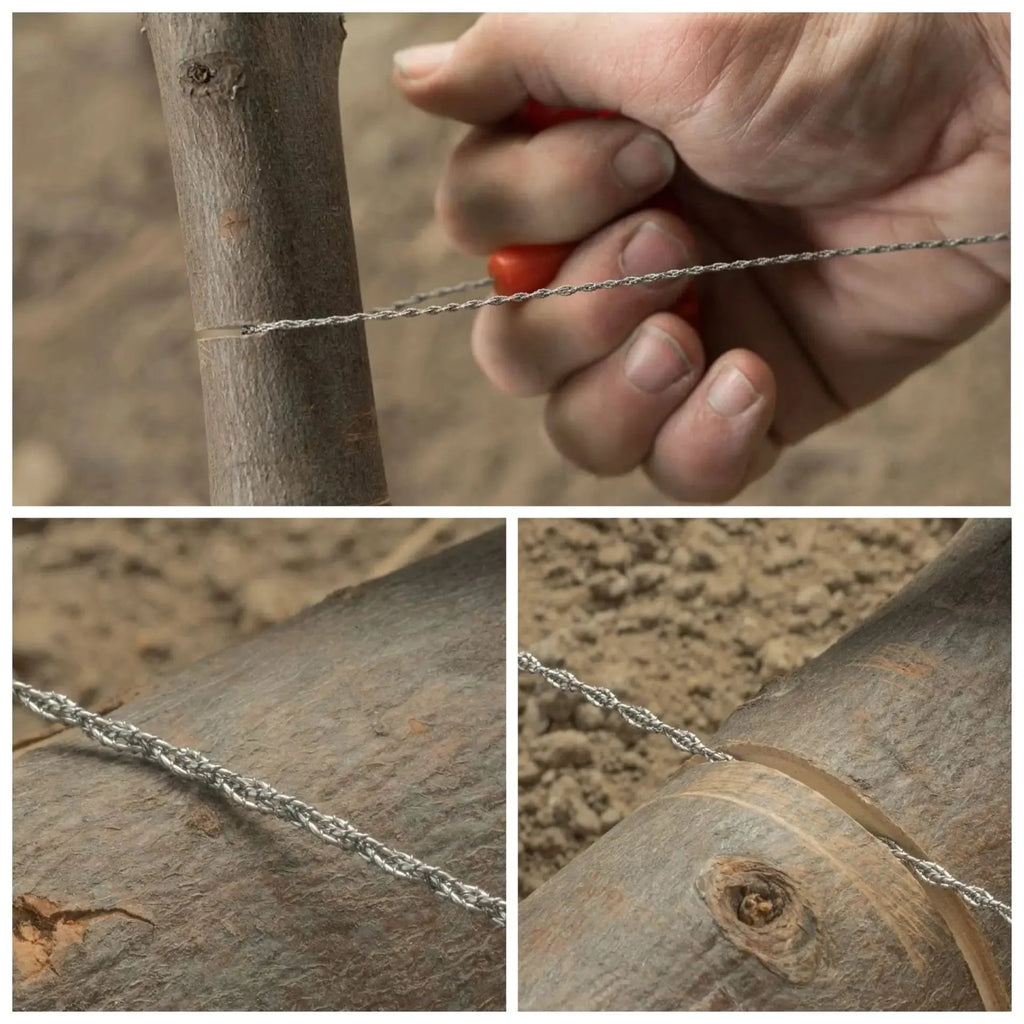 Portable Steel Wire Saw | Outdoor Survival Cutting Tool
